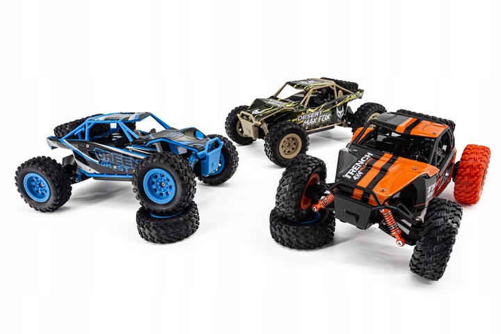 SAMOCHÓD ZDALNIE STEROWANY TERENOWY Buggy Auto na Pilota Terenowe RC 4x4