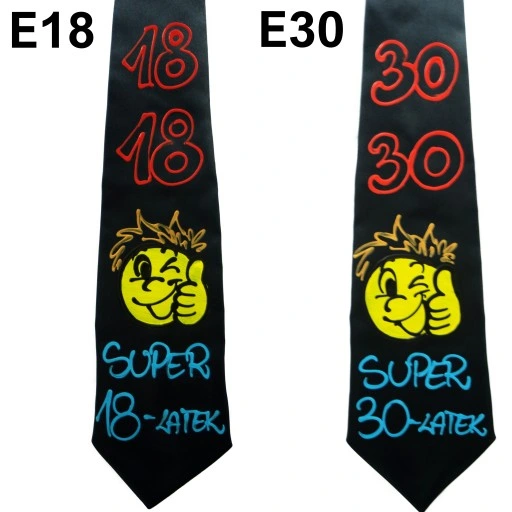 KRAWAT ręcznie malowany prezent URODZINY 18-80 CHŁOPAKA FACETA taty wzory