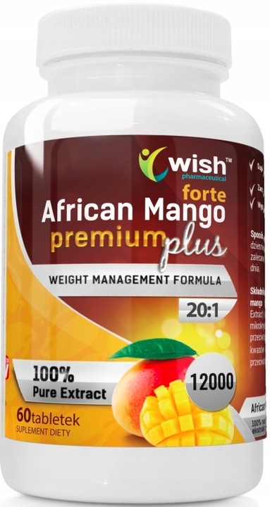 WISH African mango 60 tab. odchudzanie dieta