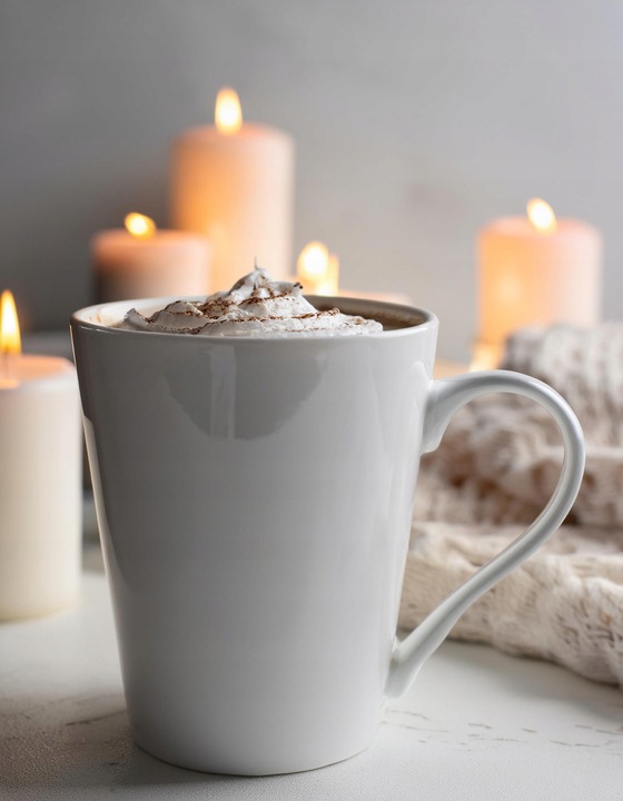 Kubki ceramiczne białe GLASMARK zestaw 6szt kawę latte herbatę 250ml