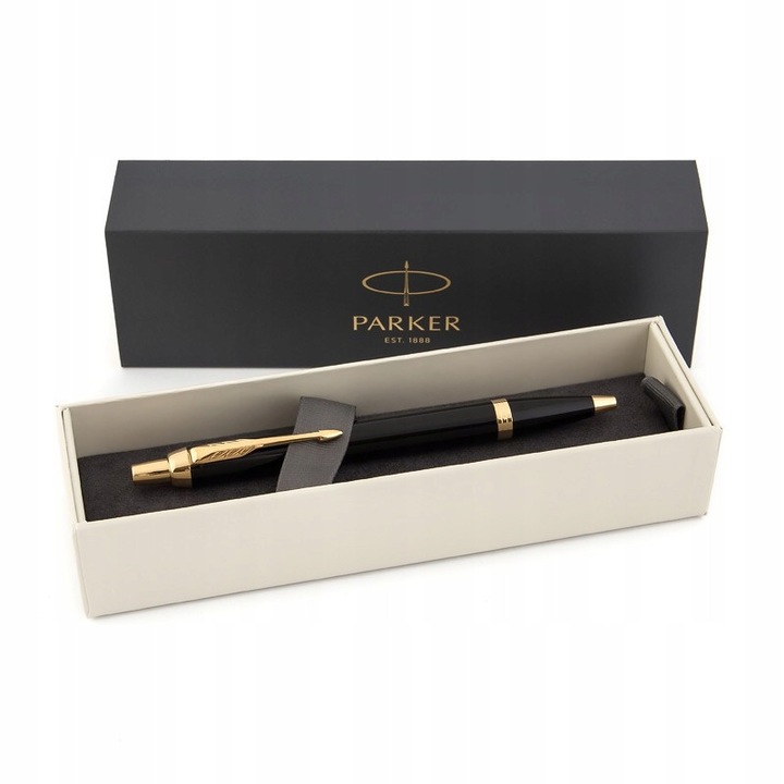 CZARNY DŁUGOPIS PARKER IM BLACK CT WKŁAD NIEBIESKI