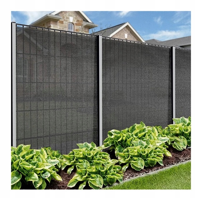SIATKA CIENIUJĄCA 90% MASKUJĄCA MATA OSŁONOWA NA OGRODZENIE PŁOT 1,5x25m UV