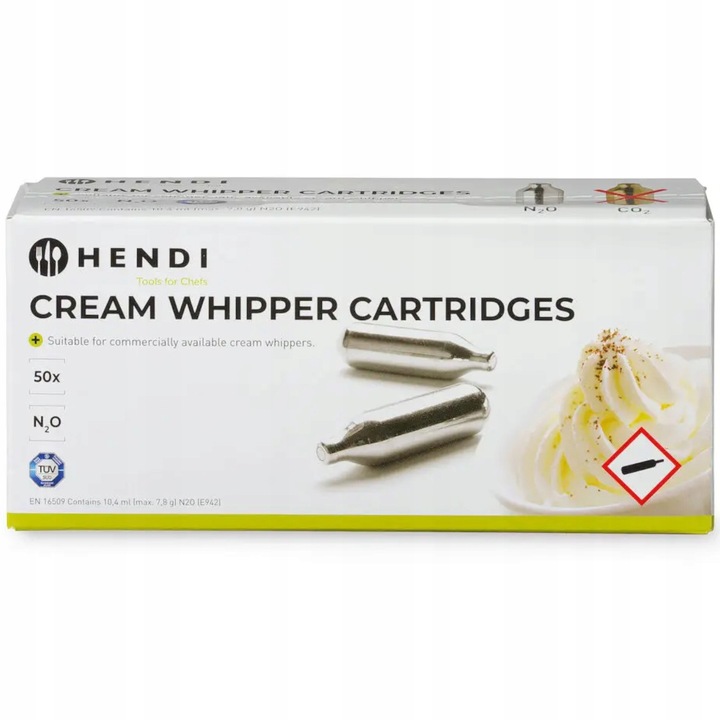 Naboje do syfonu do bitej śmietany Hendi 0 l 50