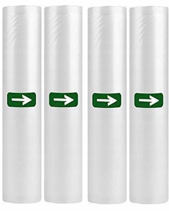 4X FOLIA MOLETOWANA RYFLOWANA ROLKA RĘKAW DO ZGRZEWARKI PRÓŻNIOWEJ 28cm 6m