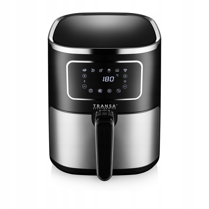 FRYTKOWNICA BEZTŁUSZCZOWA INOX TIMER 6 PROGRAMÓW XXL TRANSA 5L 1700W