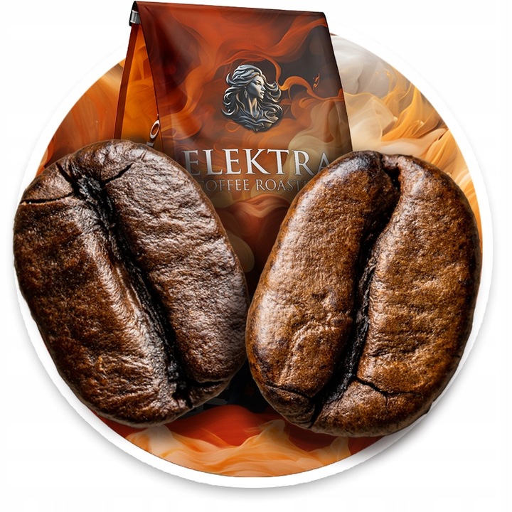 Kawa Ziarnista BRAZYLIA- CREMA - ŚWIEŻO PALONA 2x1kg -PALARNIA KAWY ELEKTRA