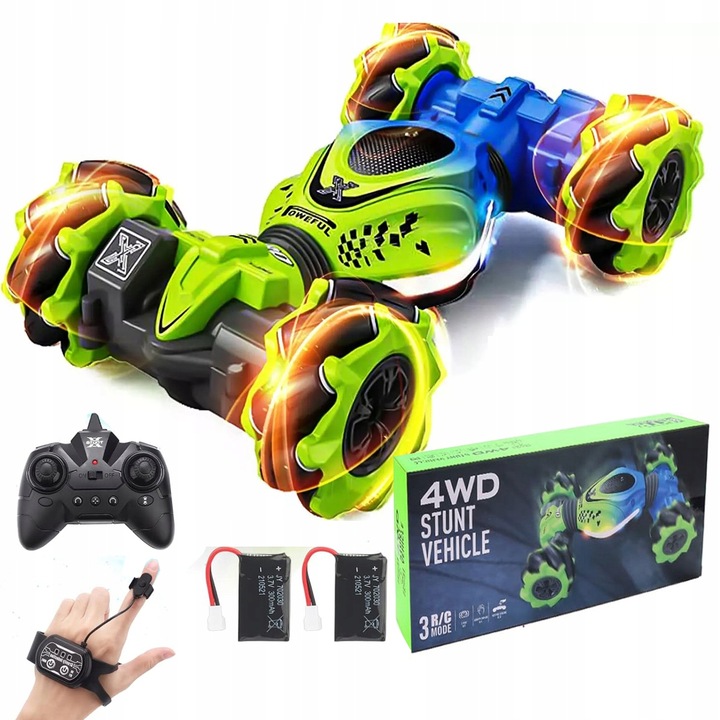 SAMOCHÓD ZDALNIE STEROWANY RĘKĄ GESTAMI ZABAWKA PILOT AUTO RC OBRÓT 360°