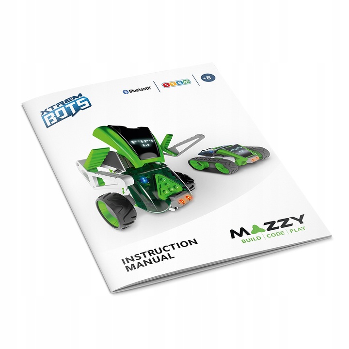 XTREM BOTS ROBOT INTERAKTYWNY MAZZY STEM do nauki programowania, +8 lat