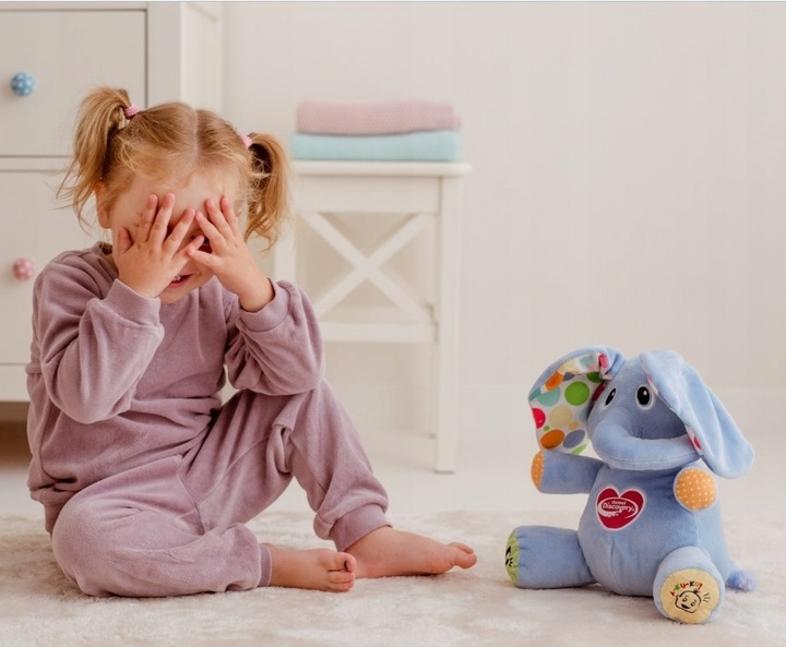 Słoń a kuku interaktywna pluszowa zabawka Dumel Discovery