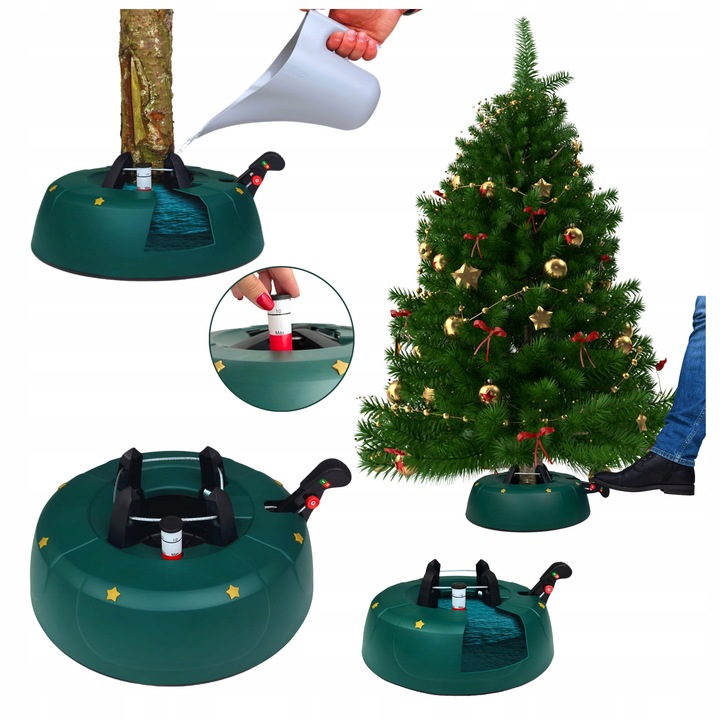 STOJAK CHOINKOWY NA CHOINKĘ DUŻY DRZEWKO 3m PODSTAWKA NA WODĘ SAMOZACISKOWY