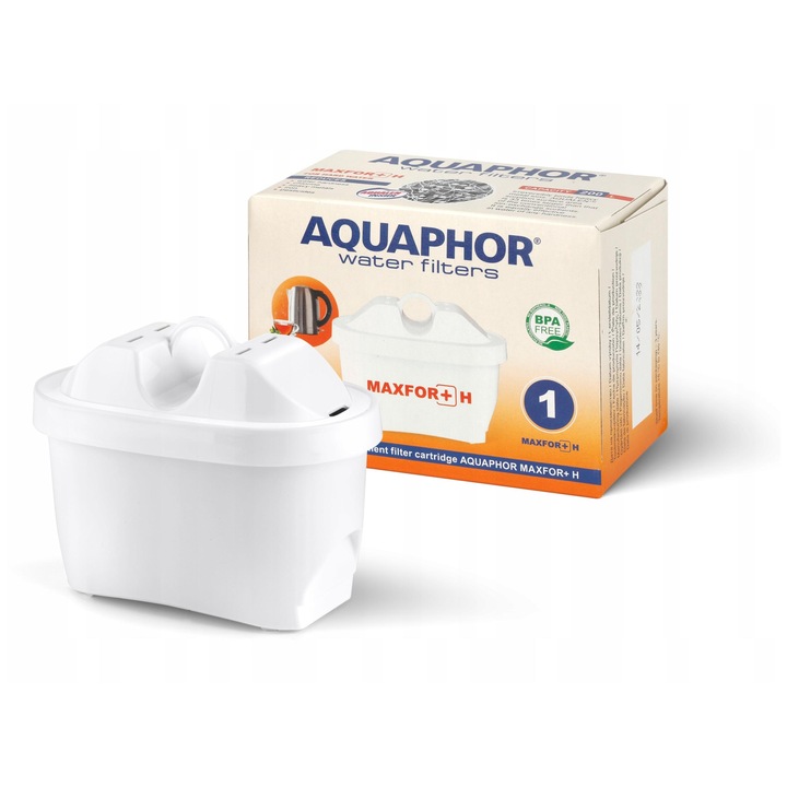 Filtr Aquaphor Maxfor+ H do wody twardej do dzbanka filtrującego, 6 szt.