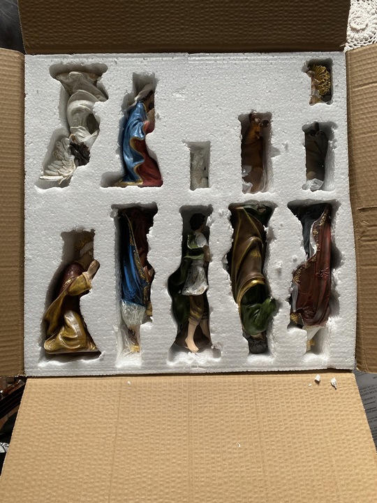 FIGURY DO SZOPKI BOŻONARODZENIOWEJ 21 CM 11 ELEMENTÓW