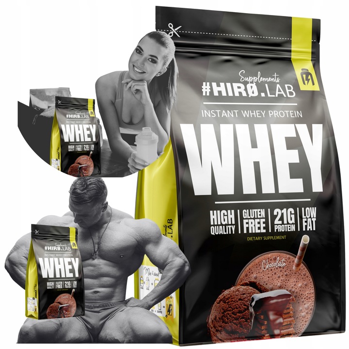 Białko koncentrat serwatkowe WPC 750 g Instant Whey Protein czekolada hiro