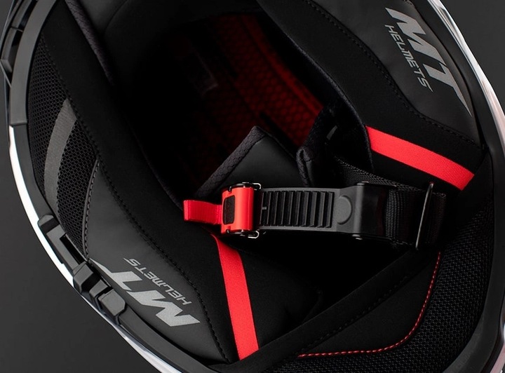 Kask motocyklowy MT THUNDER 4 SV SOLID GLOSS BLACK czarny GRATISY