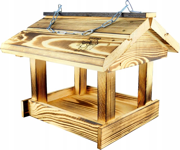 Karmnik dla ptaków domek budka drewniany