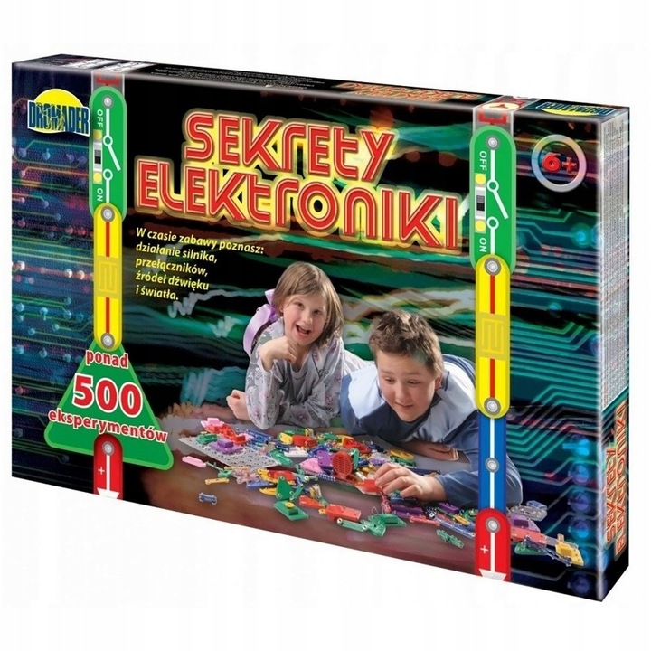 859544 SEKRETY ELEKTRONIKI 500 EKSPERYMENTÓW DROMADER