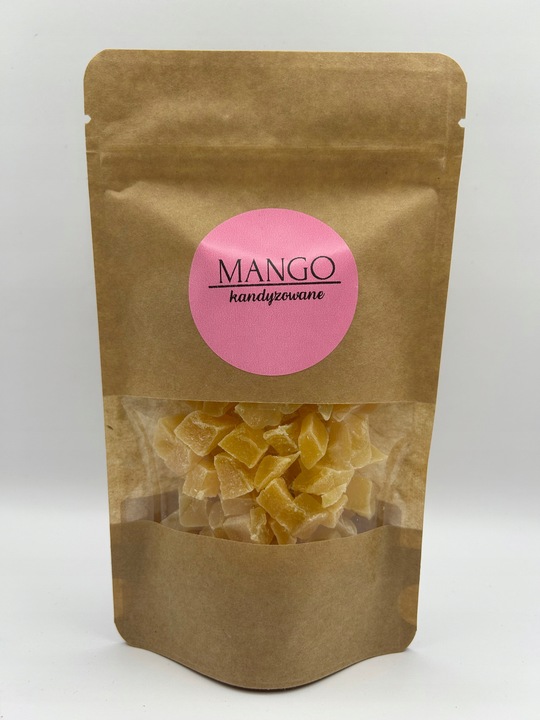 MANGO KANDYZOWANE SUSZONE KOSTKA 1 KG (1000G) OWOCE KANDYZOWANE DELIFRUITS