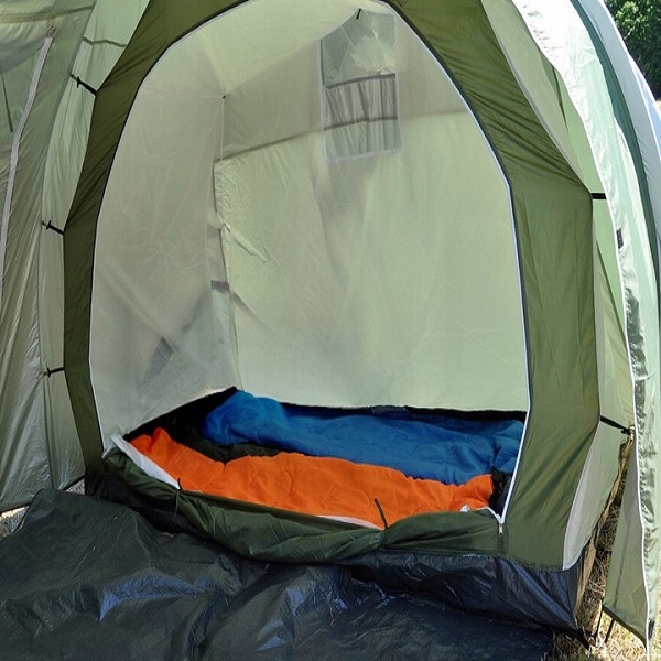 DUŻY NAMIOT 4 OSOBOWY TURYSTYCZNY KEMPINGOWY 2 SYPIALNIE RODZINNY