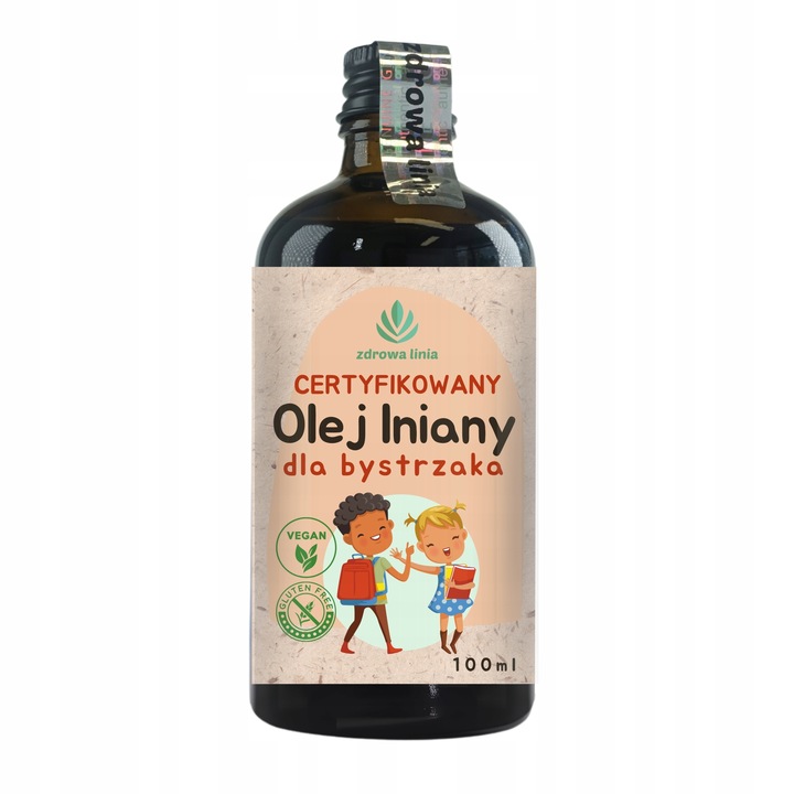 Certyfikowany olej lniany dla bystrzaka PAMIĘĆ KONCENTRACJA4