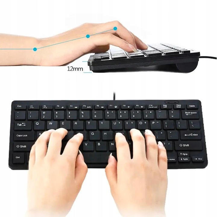 KOMPAKTOWA MINI KLAWIATURA SLIM USB