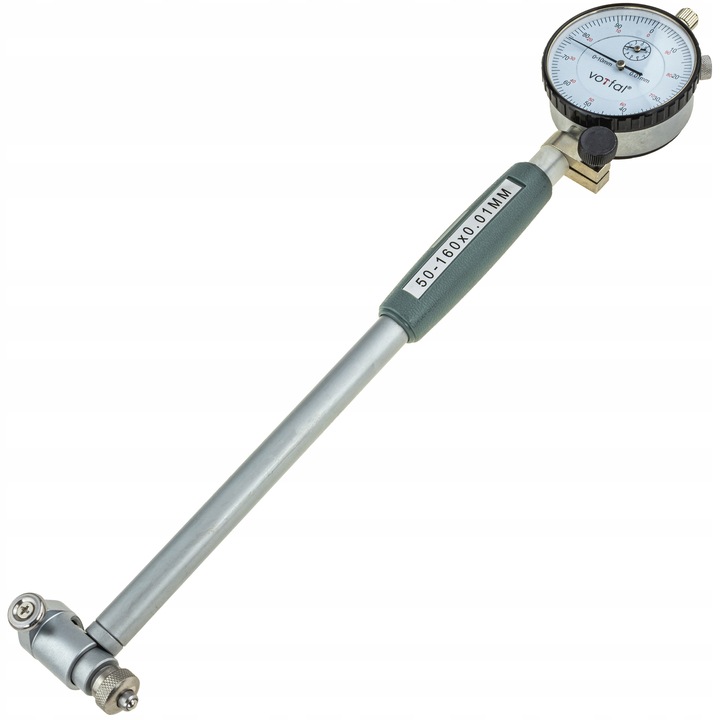 ŚREDNICÓWKA ZEGAROWA SKŁADANA 50-160 MM X 0,01MM CZUJNIK ZEGAROWY CYLINDRÓW