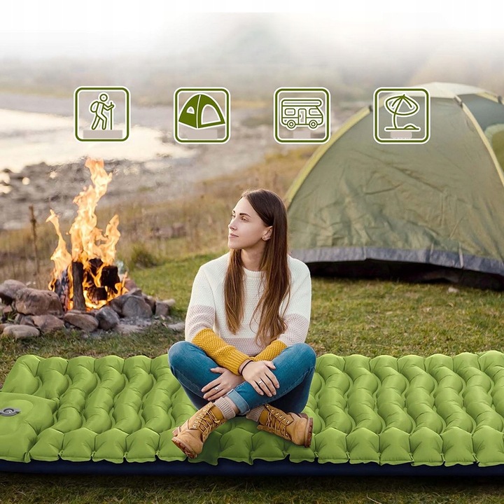 MATA SAMOPOMPUJĄCA KARIMATA 196x68x8CM Z PODUSZKĄ