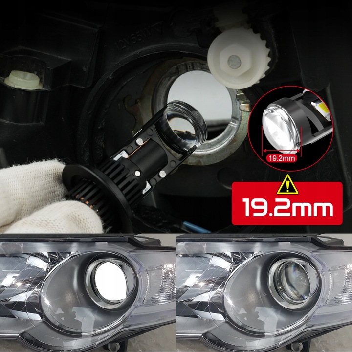 ŻARÓWKI LED H7 XSTORM LX 6000K SOCZEWKA IDEALNE ODCIĘCIE MIJANIA KRÓTKIE