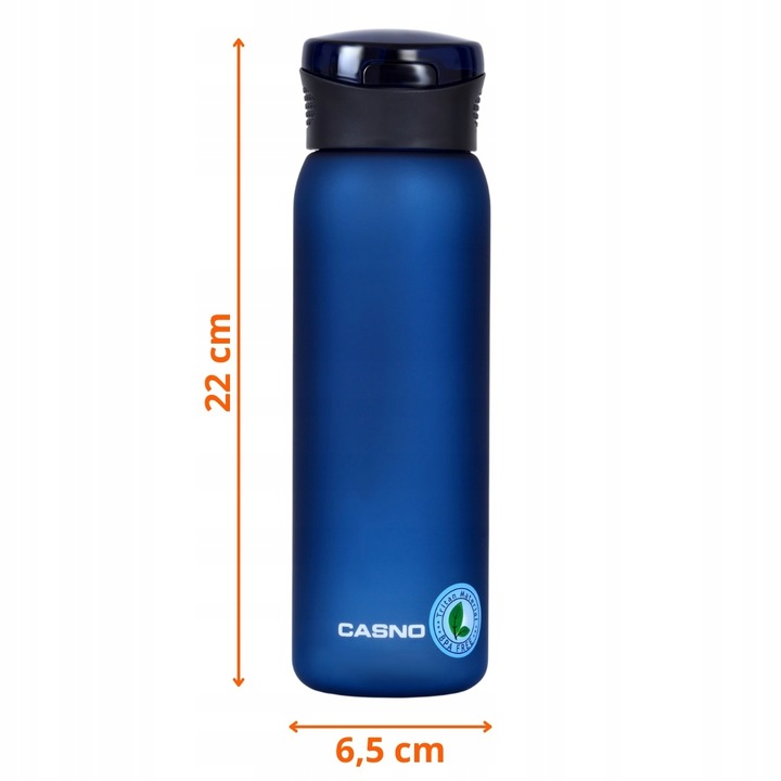 Butelka na wodę ze słomką BPAfree Casno 600 ml