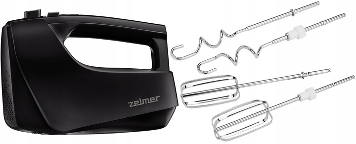 MIKSER RĘCZNY ZELMER LEKKI ROBOT KUCHENNY 5 BIEGÓW 4 KOŃCÓWKI TURBO 750W