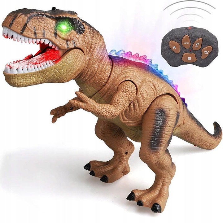 Dinozaur Interaktywny Zdalnie Sterowany Na Pilota Zabawka T rex Rc Robot