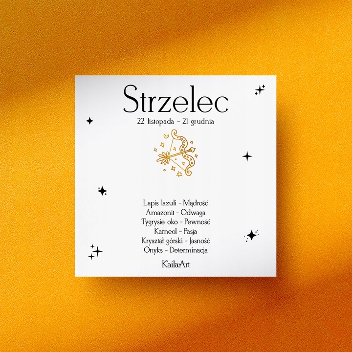 STRZELEC ZNAK ZODIAKU BRANSOLETKA czerwona na sznurku z kamieni naturalnych