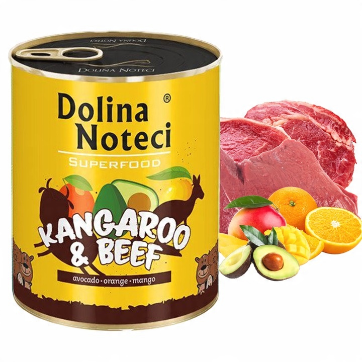 DOLINA NOTECI SUPERFOOD Karma mokra dla psa MIX 12 x 400g bezzbożowa