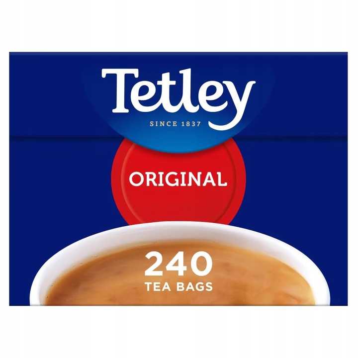 Herbata Czarna Angielska Klasyczna TETLEY ORIGINAL 240 torebek 750 g