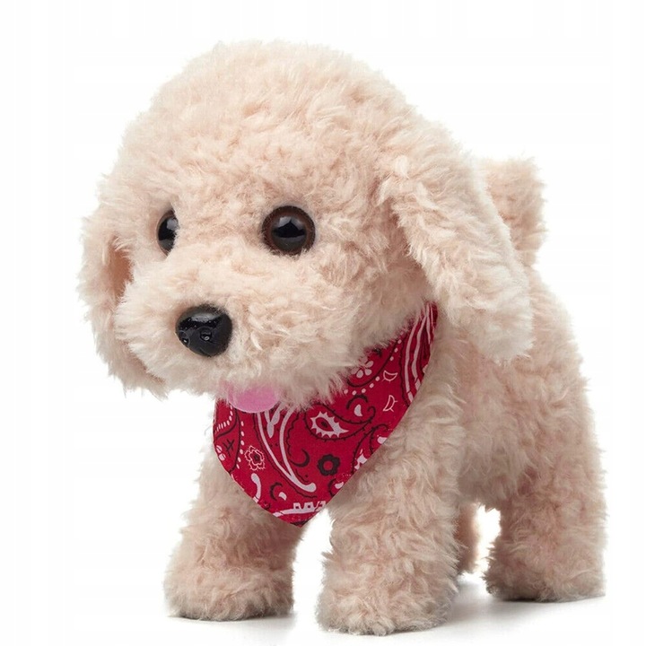 PIESEK INTERAKTYWNY NA SMYCZY ZABAWKA DLA DZIECI PIES CHODZI SZCZEKA