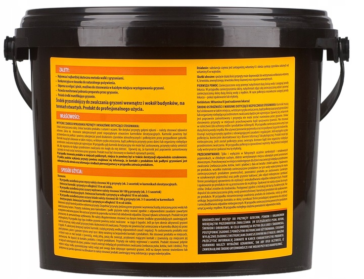 NAJMOCNIEJSZA PASTA VIGONEZ TRUTKA KUNY GRYZONIE 1,5kg DIFENAKUM 0,005/100G