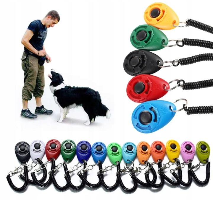 Szkolenie psa Jak tresować psa Poradnik książka + Kliker CLICKER Trening