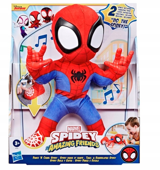 TAŃCZĄCY I PEŁZAJĄCY SPIDEY Z SERIALU SPIDEY I SUPER-KUMPLE MARVELA PREZENT