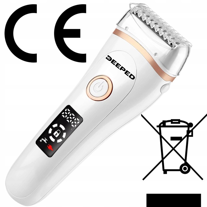 GOLARKA DAMSKA depilator trymer maszynka do ciała bikini nóg pach 3 w 1 USB