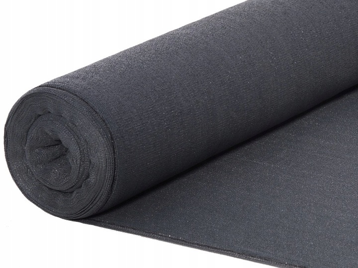 SIATKA CIENIUJĄCA 95% OSŁONA 1,5x25m ANTRACYT MASKUJĄCA NA OGRODZENIE PŁOT