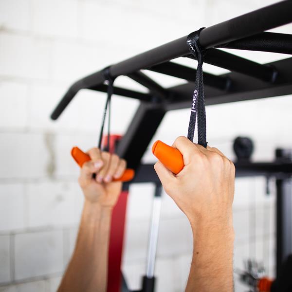 Dynamiczne Uchwyty do podciągania NA DRĄŻKU do wyciągu z taśmami 194kg MAX