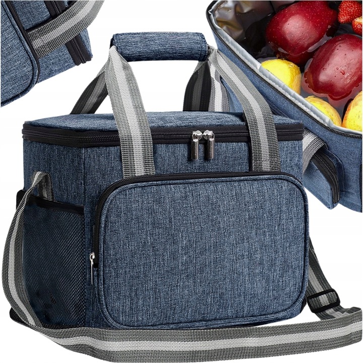 Termiczna Torba na napoje jedzenie Śniadanie duża LUNCH BOX podróżna