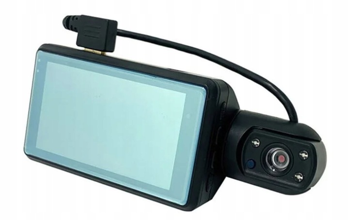 WIDEOREJESTRATOR KAMERA SAMOCHODOWA REJESTRATOR JAZDY HD DWA OBIEKTYWY
