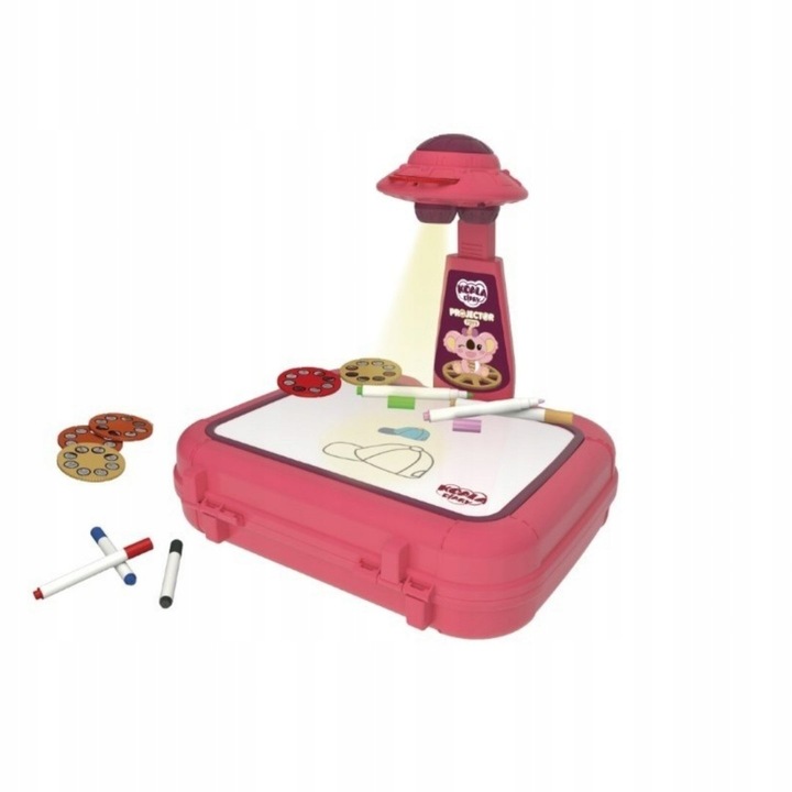 PROJEKTOR DO NAUKI RYSOWANIA RZUTNIK DLA DZIECI + 48 SLAJDÓW MAZAKI PREZENT