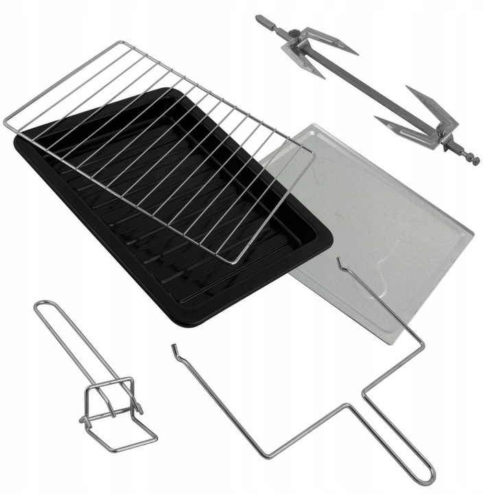 PIEKARNIK ELEKTRYCZNY Z KONWEKCJĄ ROŻNEM I RUSZTEM 25L TERMOOBIEG TERMOSTAT