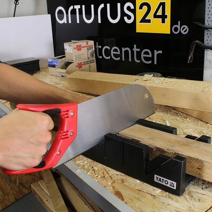 YATO PIŁĄ RĘCZNA DO DREWNA + SKRZYNKA 300mm UCIOSOWA PRZYRŻNIA YATO YT-3150