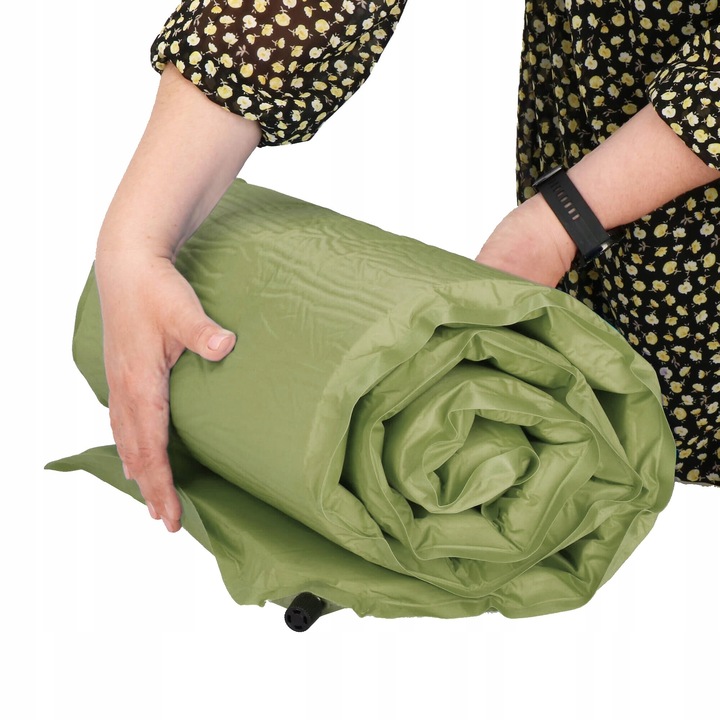 MATA SAMOPOMPUJĄCA KARIMATA TURYSTYCZNA POKROWIEC 180 cm DMUCHANA GRUBA