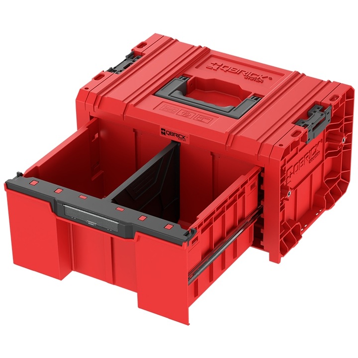 QBRICK Skrzynka PRO Drawer 1 Toolbox 2.0 Basic RED