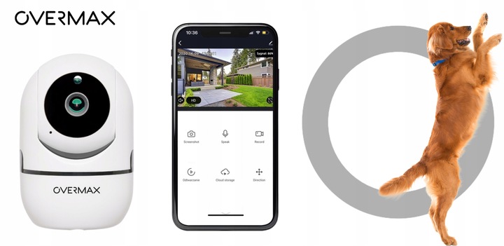 KAMERA DLA PSA KOTA DO OBSERWACJI MONITORING DOMU APLIKACJA Karta SD GRATIS