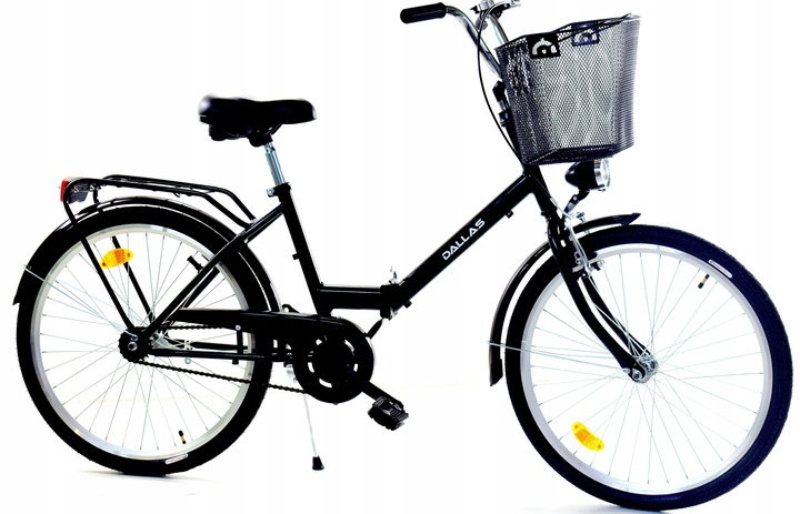 Rower miejski 24 składak damski męski składany