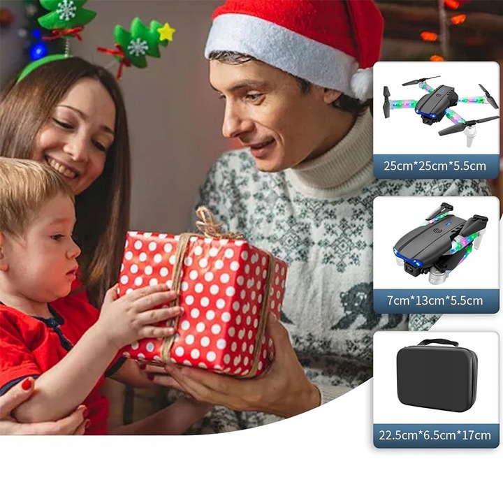 INTELIGENTNY DRON ZDALNIE STEROWANY Z KAMERA WIFI ZDALNIE STEROWANY PILOT